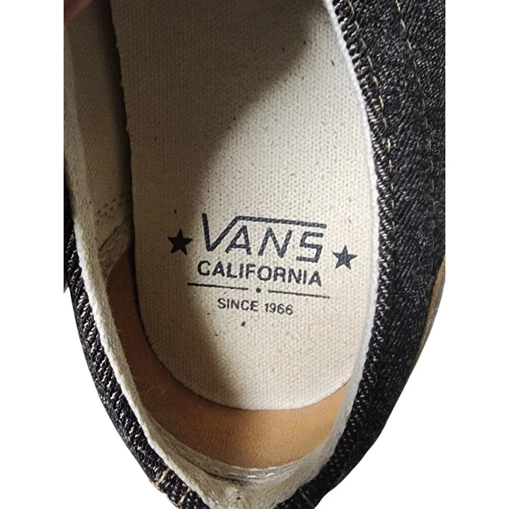 VANS Vulcanized Low top Leather Lace Unisex M10.5 W12